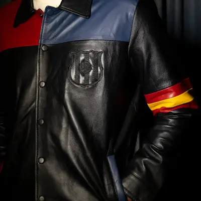 Blaugrana Pure Leather Jacket