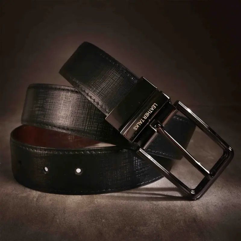 Men 100% Genuine Leather Belt (Size:46)